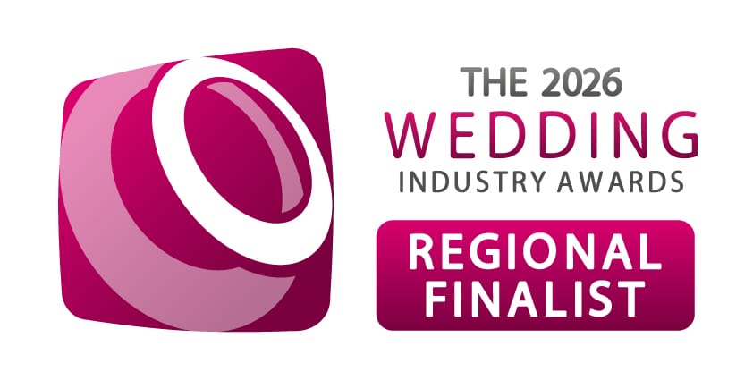 The Wedding Industry Awards regional finalist badge 2026