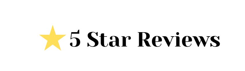 5 star reviews